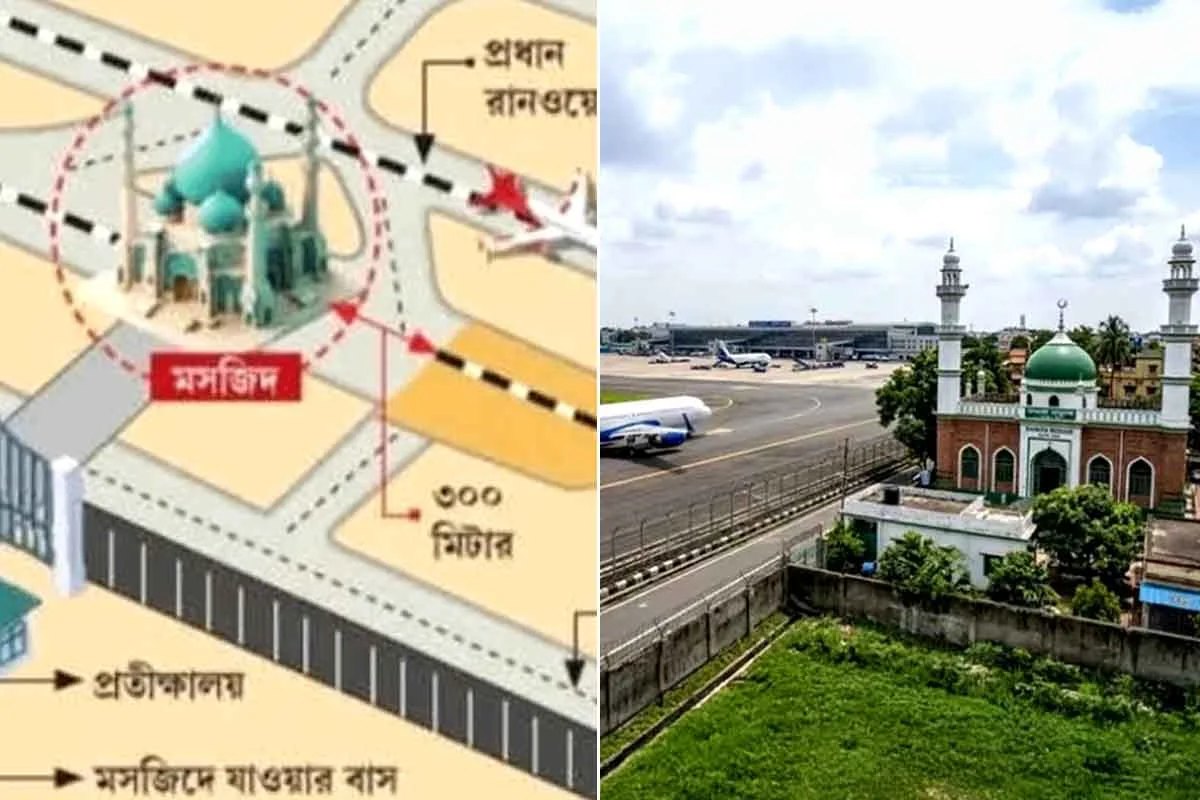 দমদম বিমানবন্দর চত্বর থেকে সরছে ঐতিহাসিক বাঁকড়া মসজিদ, বন্ধ করা হল নমাজ ও এন্ট্রি পাস