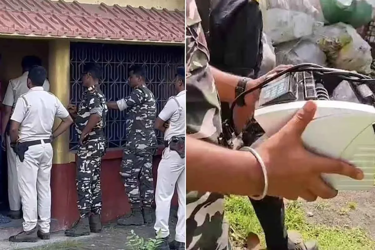 বীরভূমে ব্যবসায়ীর ম্যানেজারের বাড়িতে পুলিশের হানা, উদ্ধার বিপুল নগদ অর্থ ও সোনা, টাকা গুনতে মেসিন