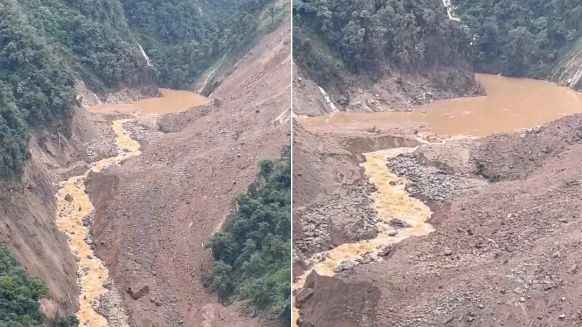 অবিরাম বৃষ্টিতে সিকিমে ধস, অবরুদ্ধ নদীর গতিপথ, তিস্তাপারে আতঙ্ক