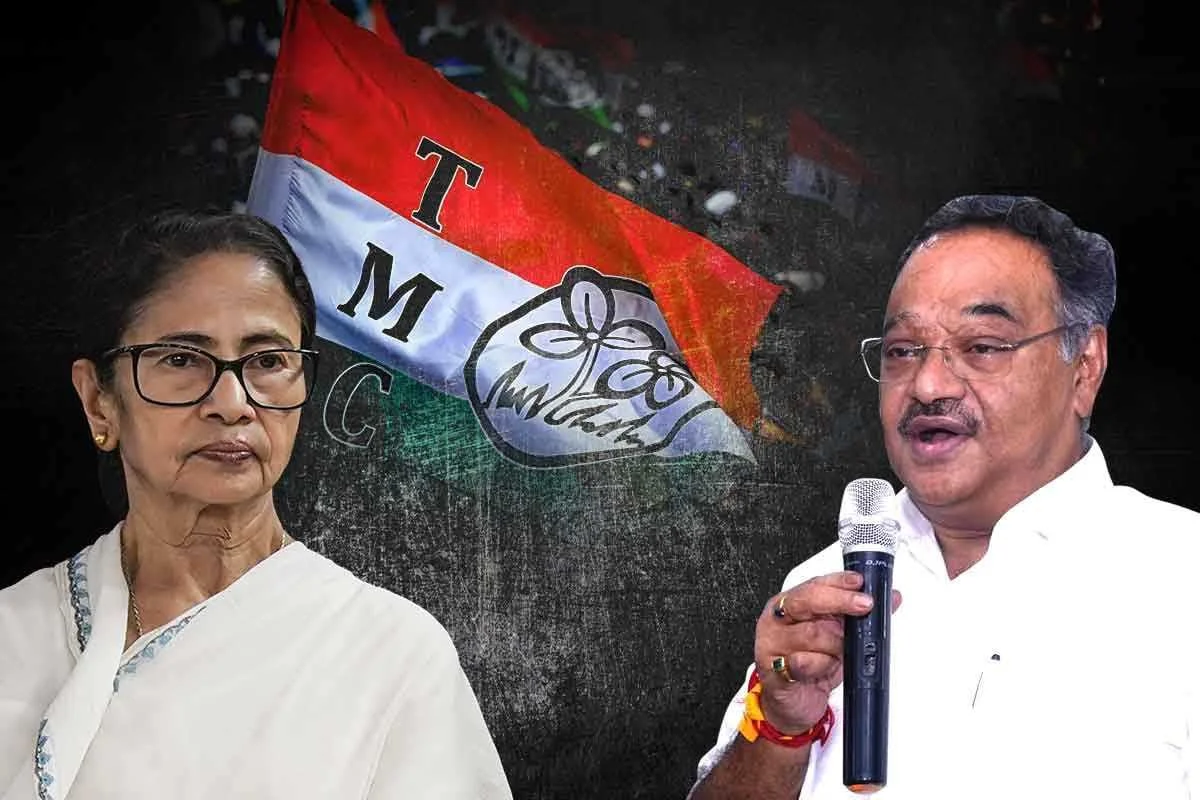 জোড়াফুল প্রতীক হাতছাড়া হতেই মমতাকে তোপ শমীকের, উপনির্বাচনে বিকল্প নামের লড়াই দুই শিবিরের