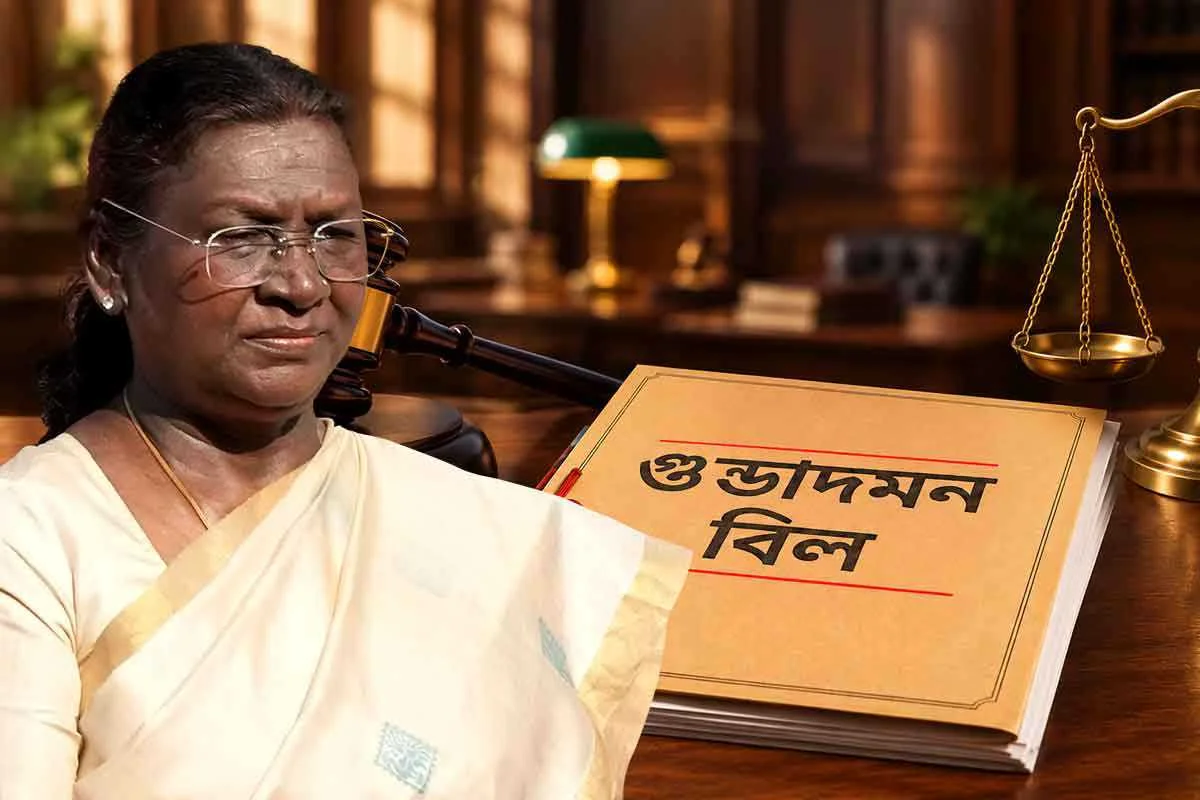 রাজ্যের গুন্ডাদমন বিলে রাষ্ট্রপতির না, ‘রিভার্স গিয়ার’ বলে কটাক্ষ অভিষেকের