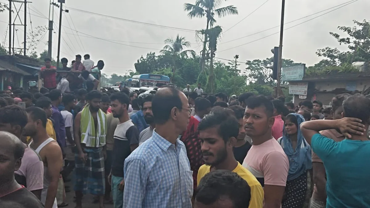ভাঙড়ে মর্মান্তিক পথ দুর্ঘটনা, বাসের চাকায় পিষ্ট হয়ে মৃত্যু