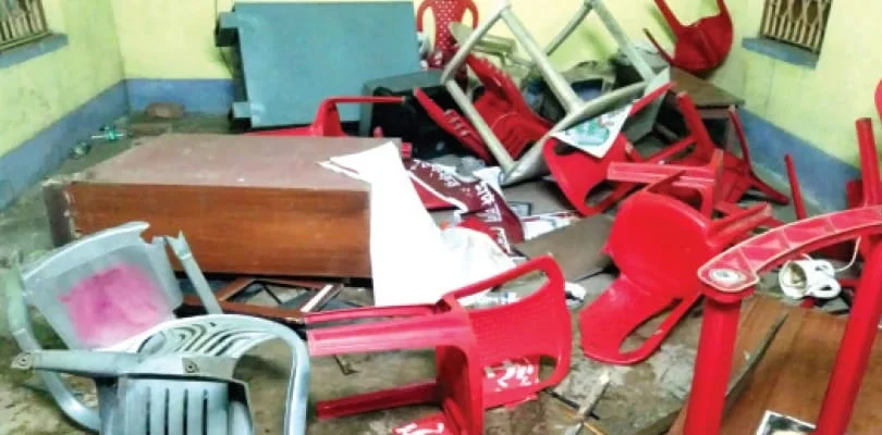 সোনারপুরে সিপিএমের পার্টি অফিসে ভাঙচুরের অভিযোগ, বিজেপির বিরুদ্ধে অভিযোগ বামেদের