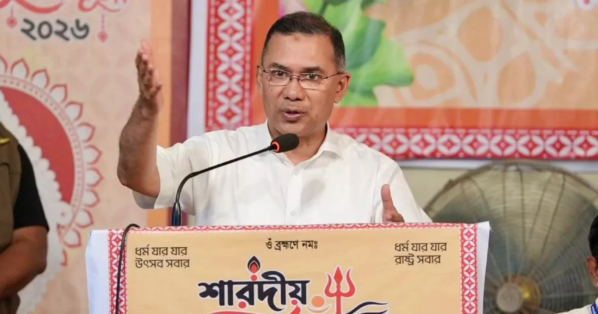‘ধর্ম-বর্ণ নির্বিশেষে আমরা সবাই বাংলাদেশি’, ঢাকেশ্বরী মন্দিরে বললেন বাংলাদেশের প্রধানমন্ত্রী তারেক রহমান