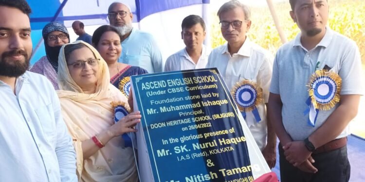 পতাকা শিল্পগোষ্ঠীর আর্থিক সহায়তায় উত্তরবঙ্গে ইংরেজি মাধ্যম স্কুলের শিলান্যাস 