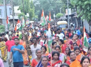 পেট্রোল-ডিজেল-রান্নার গ্যাসের অস্বাভাবিক মূল্যবৃদ্ধির প্রতিবাদে বাগদায় বিক্ষোভ মিছিল