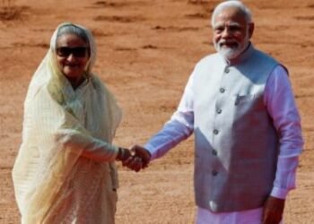 আজ মোদির সঙ্গে গুরুত্বপূর্ণ বৈঠকে শেখ হাসিনা, বাংলাদেশের প্রধানমন্ত্রীকে দেওয়া হল গার্ড অফ অনার