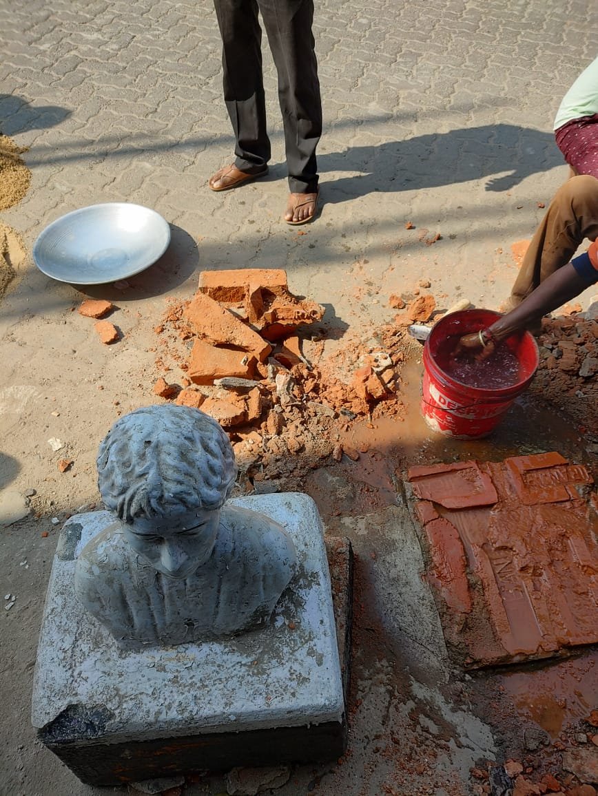 শহিদ ক্ষুদিরাম বসুর মূর্তি ভাঙার কাজে যুক্ত অপরাধীদের গ্রেফতারের দাবিতে ডেপুটেশন এপিডিআর এর