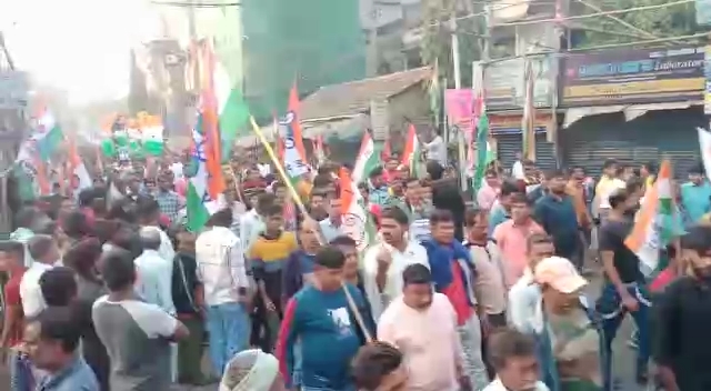 রাজ্যের প্রতি কেন্দ্রের বঞ্চনা, হাওড়ায় মহামিছিল তৃণমূল যুব কংগ্রেসের উদ্যোগে