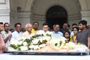 তৃণমূল বিধায়ক তাপস সাহার মৃত্যুতে শোকবার্তা মমতার