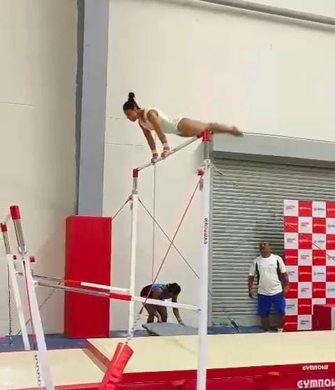 দক্ষিণ কোরিয়ায় পাড়ি জয়নগরের ২৩ বছরের জিমন্যাস্ট বিদিশা গায়েন