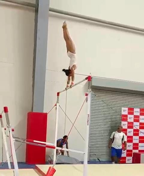 দক্ষিণ কোরিয়ায় পাড়ি জয়নগরের ২৩ বছরের জিমন্যাস্ট বিদিশা গায়েন