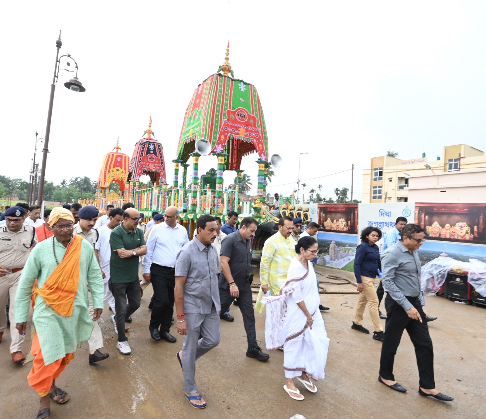 দিঘায় রথযাত্রা নিরাপত্তা পরিদর্শনে মুখ্যমন্ত্রী মমতা বন্দ্যোপাধ্যায়