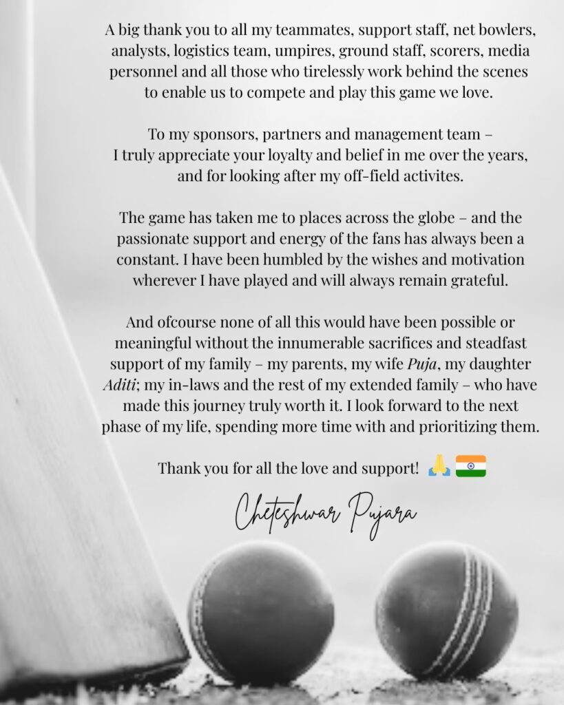 cheteshwar pujara: আন্তর্জাতিক ক্রিকেট থেকে নীরব প্রস্থান পূজারার 6 cheteshwar pujara: আন্তর্জাতিক ক্রিকেট থেকে নীরব প্রস্থান পূজারার